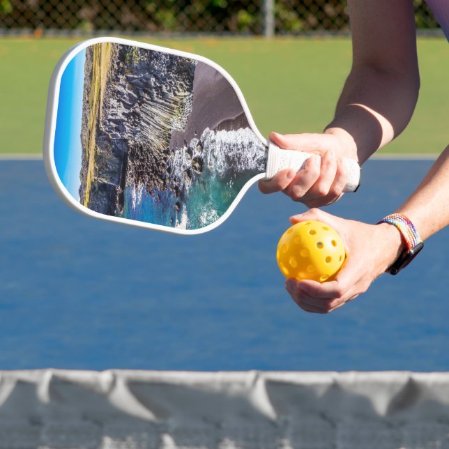 Küste von Hellnahraun, Island Pickleball Schläger (InSitu)