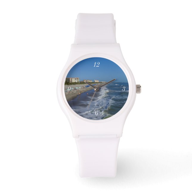Küste von Kakao Armbanduhr (Vorderseite)