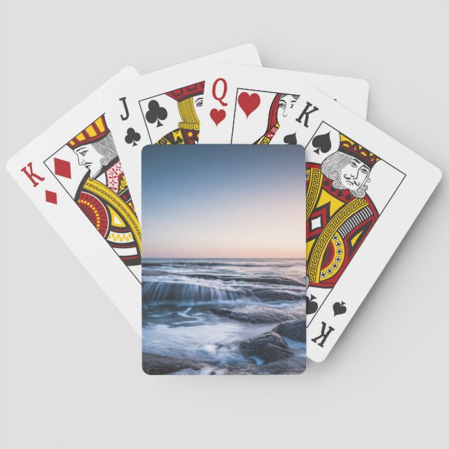 Küste von Lofoten Norwegen Spielkarten (Rückseite)