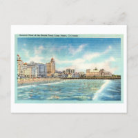 Küste von Long Beach, Kalifornien, Vintage Travel