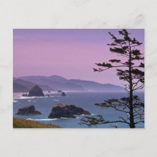 Küste von Oregon, Ecola Staat Park, Oregon Postkarte