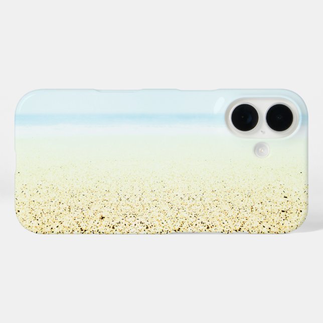 Küste von Sand und Meer Case-Mate iPhone Hülle (Rückseite (Horizontal))