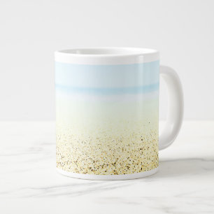 Küste von Sand und Meer Jumbo-Tasse