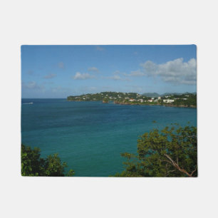 Küste von St. Lucia Karibisches Foto Fußmatte