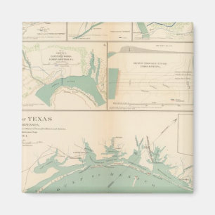 Küste von Texas Magnet