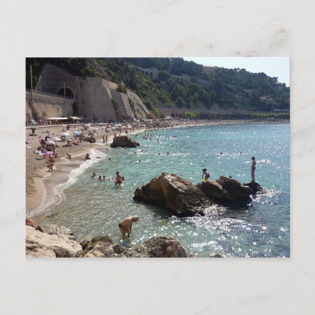Küste von Villefranche Postkarte (Vorderseite)