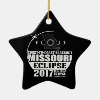 Küste, zum von Missouri-Eklipse 2017 die Küste Keramikornament