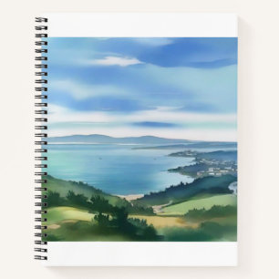 Küsten-Aquarell Notizbuch
