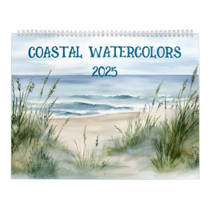 Küsten-Aquarelle 2025 Kalender