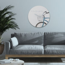 Küsten-Cruiser-Fahrrad-Uhr Strand-Wanduhr