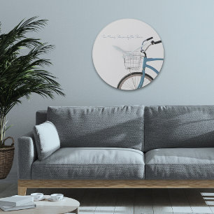 Küsten-Cruiser-Fahrrad-Uhr Strand-Wanduhr Große Wanduhr