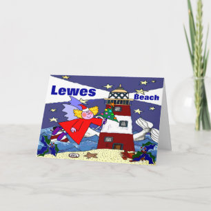 Küsten-Delaware-Urlaubskarte Feiertagskarte