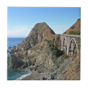 Küsten-Landstraße 1 - große Nebenfluss-Brücke Fliese