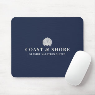 Küsten-Muschel-Markenlogo Mousepad