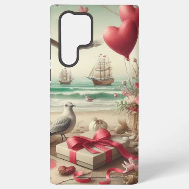 Küsten-/Nautikaltag Samsung Galaxy Hülle (Rückseite)