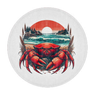 Küsten-/nautische Maine-Krabbe Schneidebrett