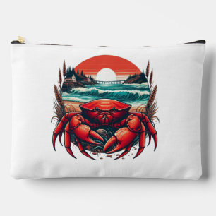 Küsten-/nautische Maine-Krabbe Zubehörtasche