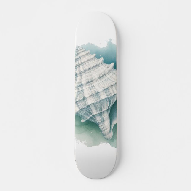Küsten/Nautische Muschel Skateboard (Vorne)