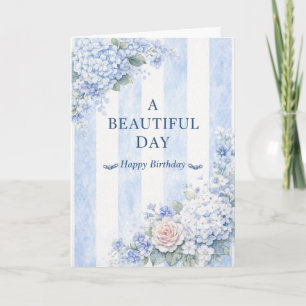 Küsten-Oma Blaue Hortensie Elegant Karte