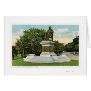 Küsten-Park-Ansicht des Monuments P T Barnum