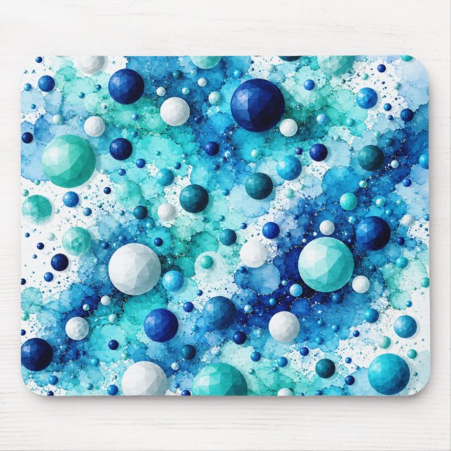 Küsten-Poly-Blasen  Mousepad (Vorne)