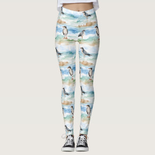 Küsten-Sandpiper-Ufer-Muster (4) Leggings