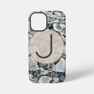 Küsten-Schalen Initial Case Art iPhone 12 Mini Hülle