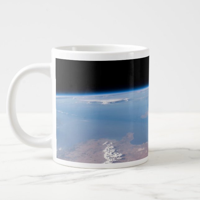 Küsten Tunesiens und Libyens und Insel Sizilien Jumbo-Tasse (Links)