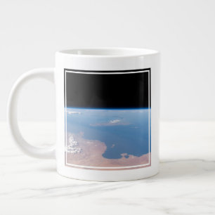 Küsten Tunesiens und Libyens und Insel Sizilien Jumbo-Tasse