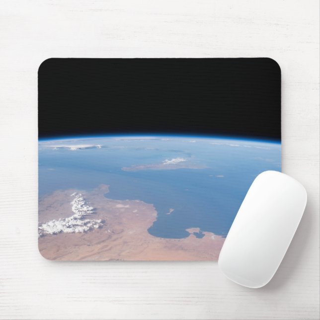 Küsten Tunesiens und Libyens und Insel Sizilien Mousepad (Mit Mouse)