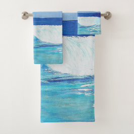 Küsten Zuhause Badehandtuch Handtuch Set Beach Art