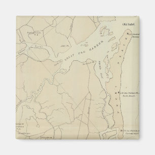 Küstenabschnitt Nr. 5 Absecon Beach bis Sea Islan Magnet