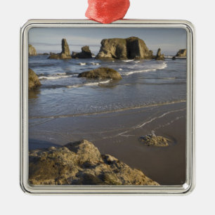 Küstenansichten, Bandon, Oregon Ornament Aus Metall