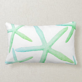 Küstenartmodischer Starfish-blaues Grün-Strand Lendenkissen