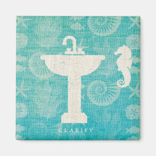 Küstenbadezimmer-Wanne der kunst-  Magnet