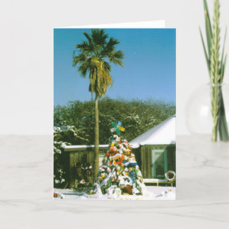 Küstenbaumkarte Feiertagskarte