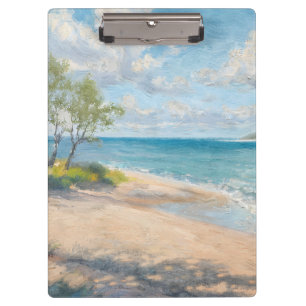 Küstenbrise Fine Art Stranddruck Klemmbrett