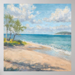 Küstenbrise Fine Art Stranddruck Poster