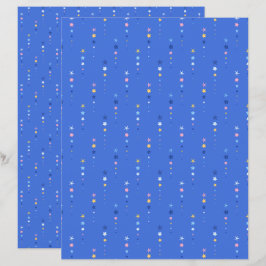 Küstencobaltblaue Seesterns-Schrappalbum-Papier