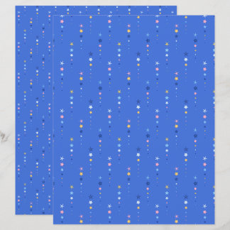 Küstencobaltblaue Seesterns-Schrappalbum-Papier