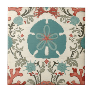 Küstendamast II Fliese