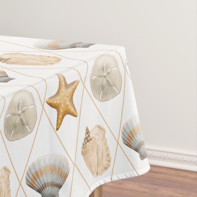 Küstendekoration im Stil eines Musters Tischdecke (Beispiel)