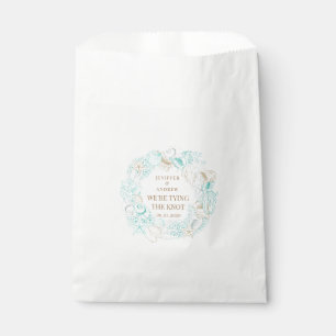 Küstenebene Save the Date Monogramm Geschenktütchen