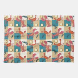 Küstenfang Picnic Geschirrtuch