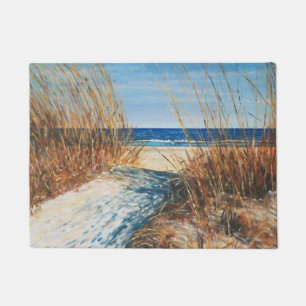 Küstenfußmatte der dekor-Sanddüne-Strand-Kunst- Fußmatte