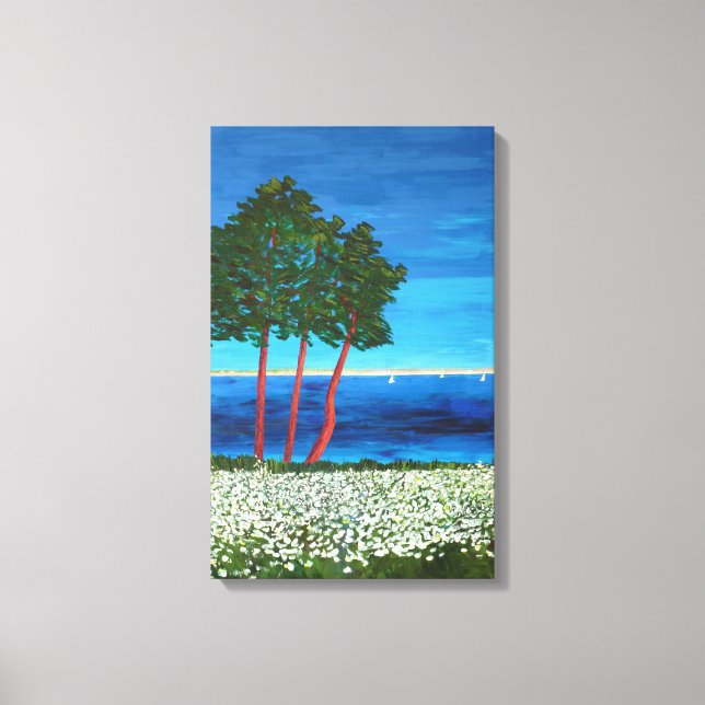 Küstengebiet der Bretagne Leinwanddruck (Vorderseite)