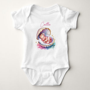 Küstengirls-Baby-Party Personalisiert Baby Strampler