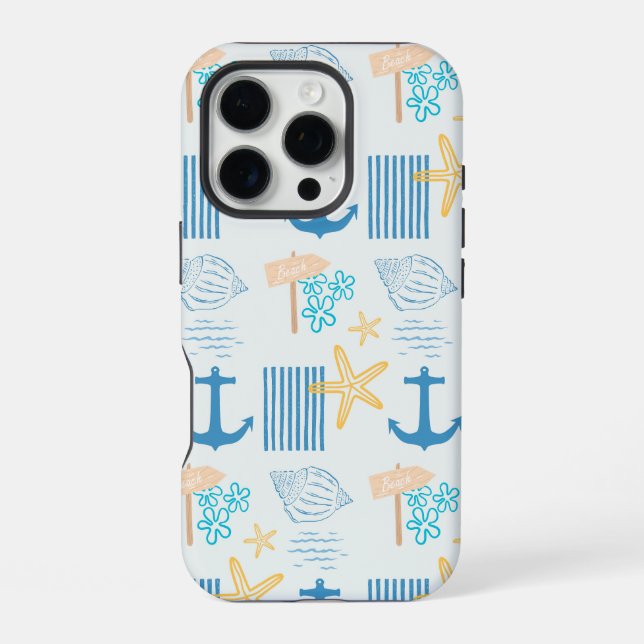 Küstengrün iPhone Hülle (Rückseite)