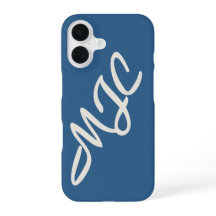 Küstengrün mit individuellem Monogramm