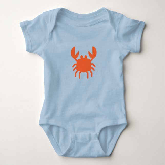 Küstenklaue Baby Strampler (Vorderseite)